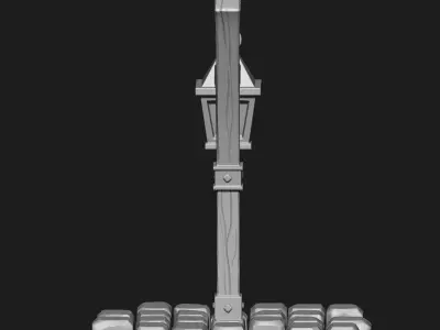 Stylized Poles IMM Brush Pack 5 in One 3D model