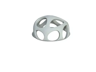 SciFi Cube Object No 52717 Low Poly Shape Low-poly 3D model