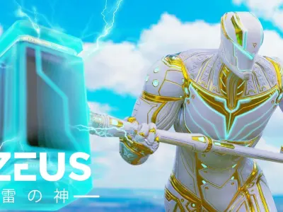 LOW POLY ROBOT - ZEUS GOD OF SKY - THE TRINITY  Low-poly 3D model