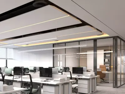 Office Room Interior 3D model