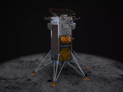 Nova-C Lunar IM-1 MISSION Low-poly 3D model