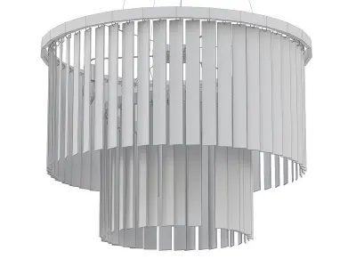 Ophelia chrome pendant light 3D model