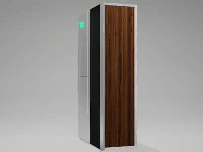 Sci-fi Cabinet Low-poly 3D model