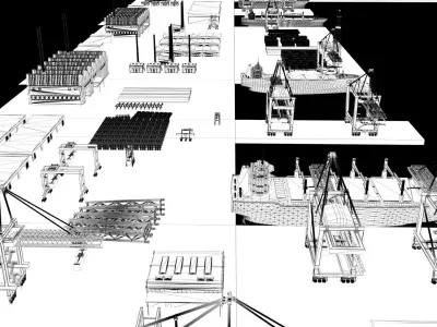 Fabrication Yard 3D model