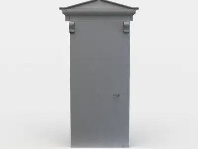 Door Low-poly 3D model