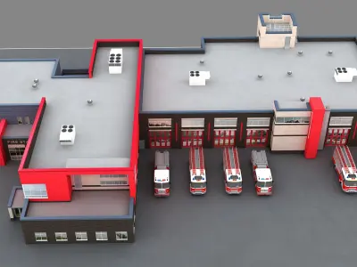  Fire Station Building 