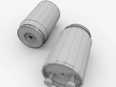 Fluorescent Starter 3D model