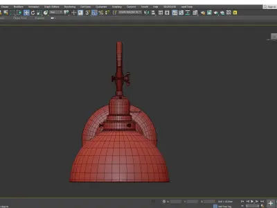 FITTER SINGLE SWING ARM SCONCE Low-poly 3D model