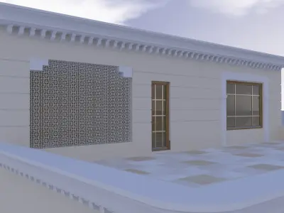 Gulf villa 3D model