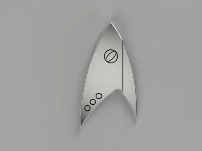 Star Trek Discovery - All Officers Badges 3D print model