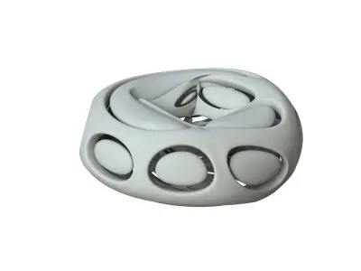 SciFi Cube Object No 66436 Low Poly Shape Low-poly 3D model