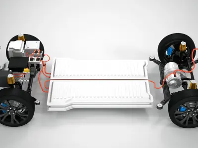  Generic Electric AWD Vehicle Suspension 