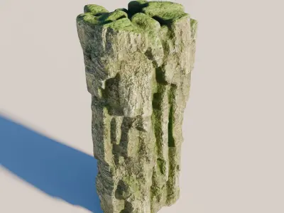 Rock 7 Low-poly 3D model