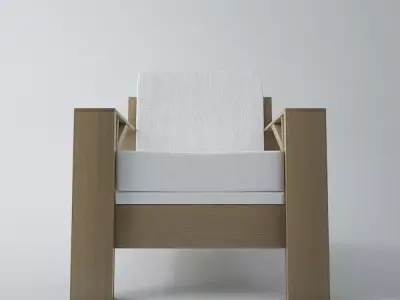 Armchair Carpenter 3D model