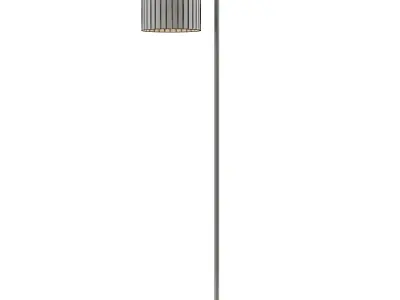 chivasso floor lamp with gold base and shade 3D model