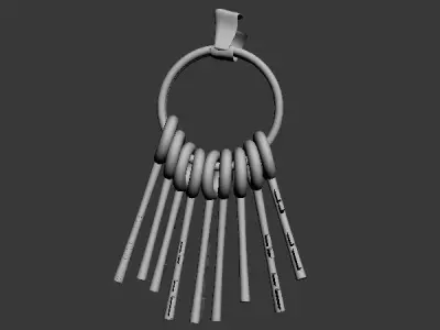 Keys cartoon 3D model