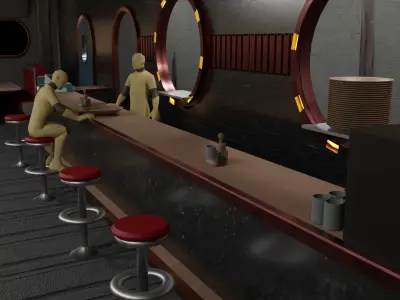 Dex Diner 3D model