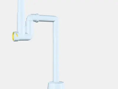 RANNILEN Water trap 1 bowl Low-poly 3D model