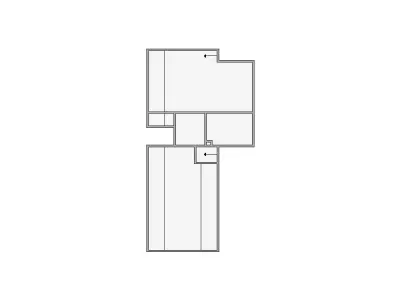 Simple Interior Sketch - 2001-2500 SF - Xactimate - Matterport 3D model