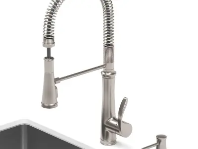 RUVATI kitchen sink Free 3D model