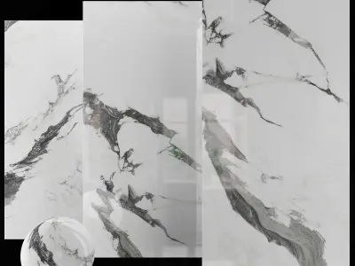 Panda Marble 3D model