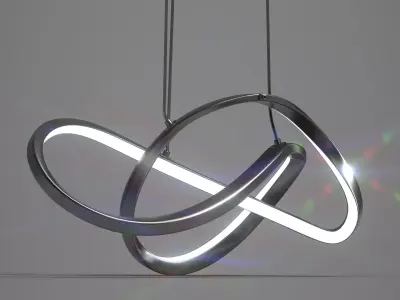 Modern Pendant Light Low-poly 3D model