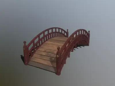  Japan Bridge Free 3D model