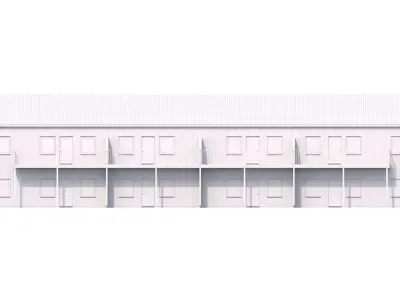 Apartment House Complex 3D model