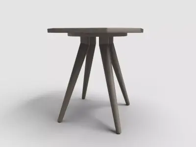 Octagon Table CG41 3D model