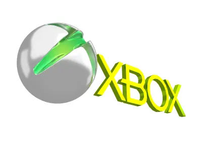 Xbox 2013 Logo v1 005 Free low-poly 3D model