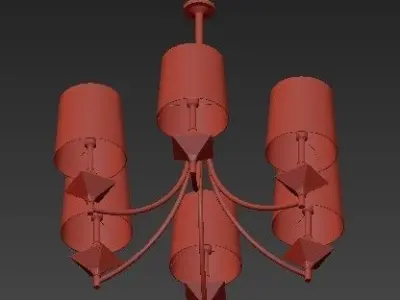 Robert Abbey Chandelier Lighting 3D model