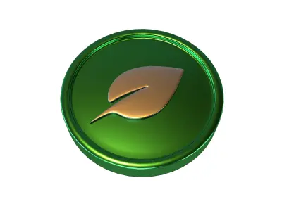 Chia Coin v3 004 Low-poly 3D model