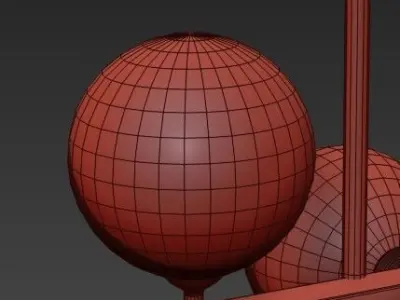 Chandelier Largo 3D model