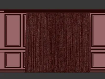 Curtain Set 202 3D model