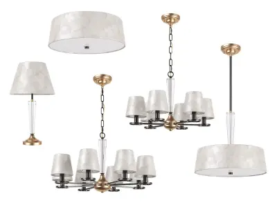 707 Perla Lightstar Collection of Lamps 3D Model Pack