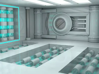 Sci Fi Room 3D model