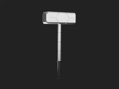 Sci Fi Hammer 01 3D print model