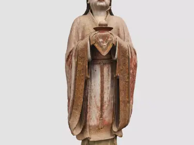 Deity Statue Sculpture20 3D model