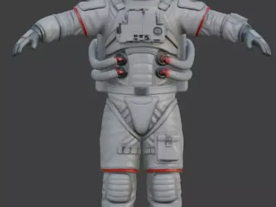 Astronaut Spacesuit 3D Model 3D model
