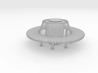 Bench Park 57 3D model