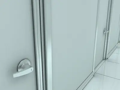 Matrix Hallway 3D model