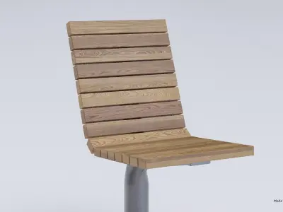 PARK MODERN BENCH MMCITE VLTAU 3D model