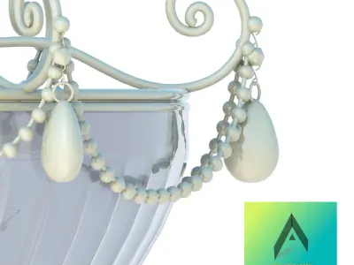 pendant lamp Luster ravens by lake design 3D model