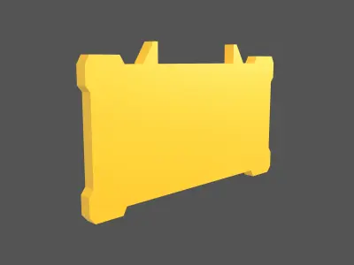 UHD High tech Graphical Interface v6 004 Low-poly 3D model