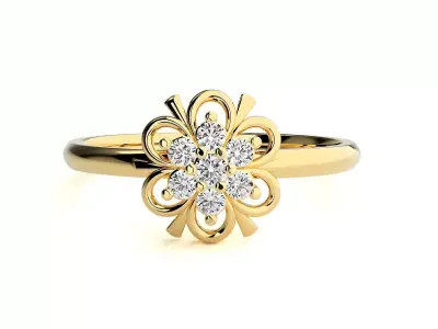Women ring 3D print model 144