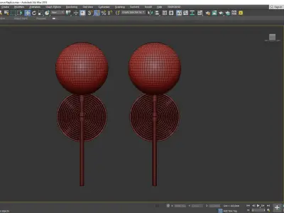 Ruth Sconce Low-poly 3D model
