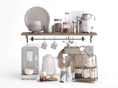 Kitchen Accessories 3D model 3
