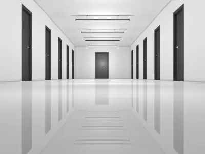 Apartment Corridor Low-poly 3D model