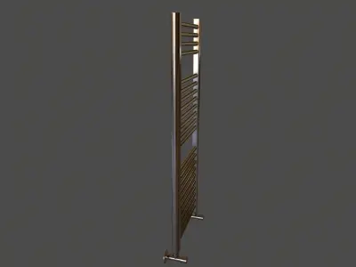 Metal Bathroom Radiator Low-poly 3D model