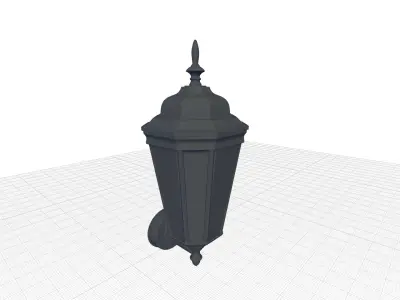 Nelligan Wall Light Low-poly 3D model
